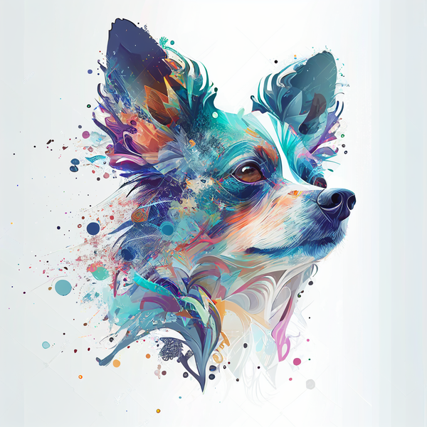 Leinwandbild "Chihuahua" 40x40cm